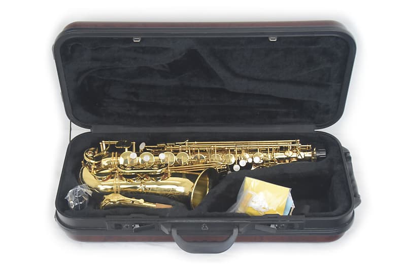 Accent AS710L Alto Saxophone Lacquer w/HSC Reverb
