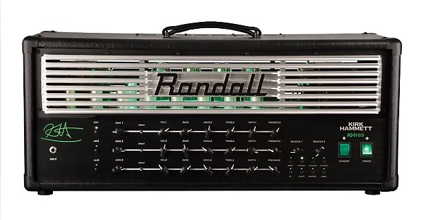 Randall KH103 Kirk Hammett Signature 3-Channel 120-Watt Guitar Amp Head image 1