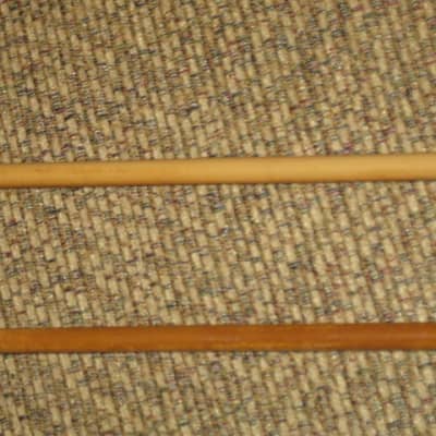 ONE pair new old stock (with packaging) Vic Firth M5 American Custom Keyboard Medium Hard Rubber Mallets, 1" Balls, for Xylophone (Xylo), Marimba, and Vibes. (VIC-M5) black hard rubber 1" balls, birch natural wood shafts (sticks) image 17