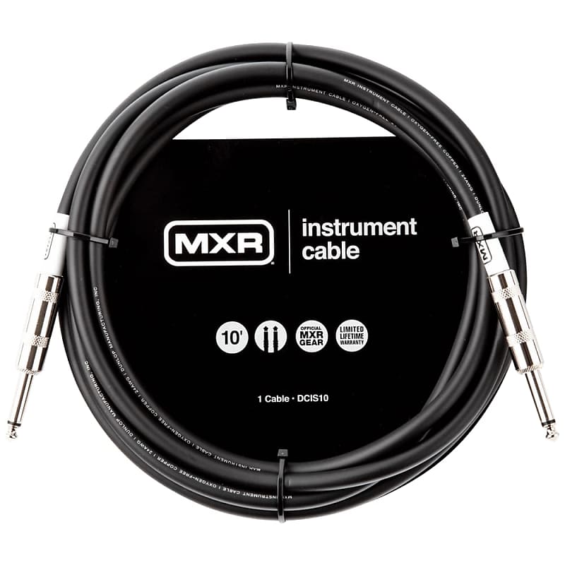MXR Standard Series Straight Instrument Cables DCIS10 - 10 ft. image 1
