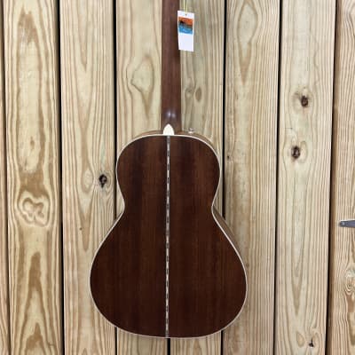 Fender Paramount PS-220E Parlor Acoustic Electric Guitar 2022 - Present - Aged Cognac Burst With Hard Shell Case FREE WRANGLER DENIM STRAP image 6
