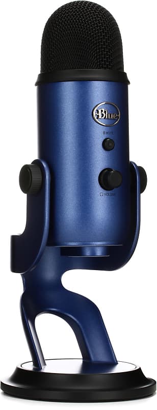 Blue Microphones Yeti Multi-pattern USB Condenser Microphone - Midnight Blue image 1