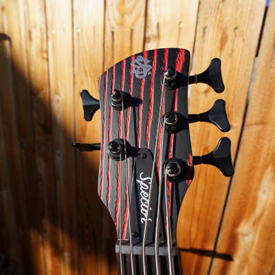 Spector NS Pulse-5 Cinder Red Left Handed 5-String Electric Bass Guitar w/ Gig Bag image 7