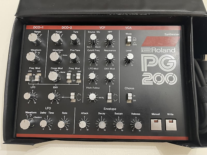 ジャンク品　Roland PG-200シンセサイザー　プログラマー Roland PG-200 Synthesizer Programmer | Reverb