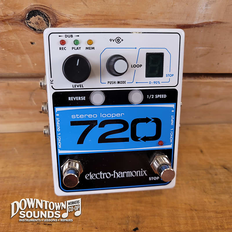 Electro-Harmonix EHX 720 Stereo Looper with Power Supply