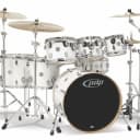 PDP by DW 7-Piece Concept Maple Shell Pack Chrome Hardware Pearlescent White