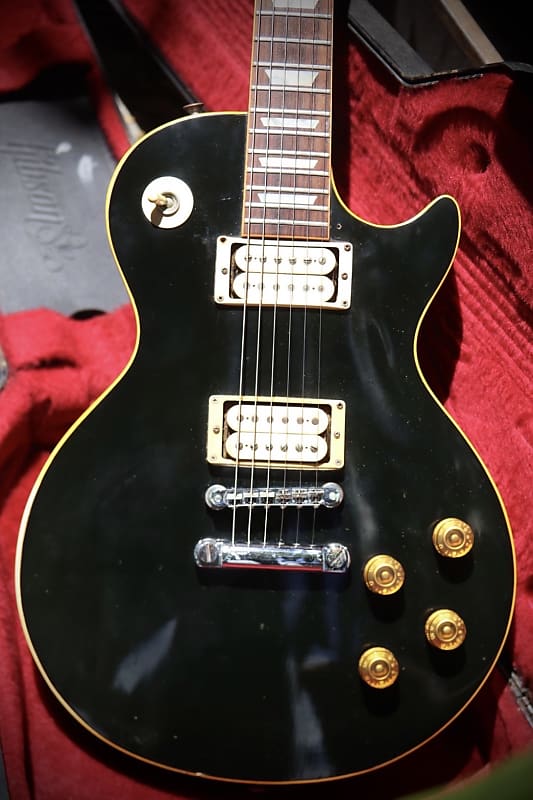 Gibson Lespaul K.M Kalamazoo 1979 Black Rare Color image 1