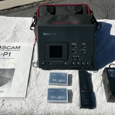 TASCAM DA-P1 Portable Digital Audio Tape Recorder - With Carry Case - Battery - Manual - Power Supply and 2) DAT Tapes - Shop Inspected / Tested - Excellent Condition - Works - Sounds - Looks Great - Free Shipping image 1