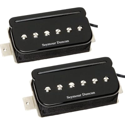 Seymour Duncan Black P-Rails Humbucker Set - Electric Guitar Pickup, Versatile Humbucker, Strat, and P90 Tone