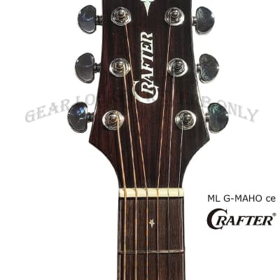 Crafter ML G-MAHO ce  Anniversary all Solid Engelmann Spruce & africa mahogany electronics acoustic guitar image 8