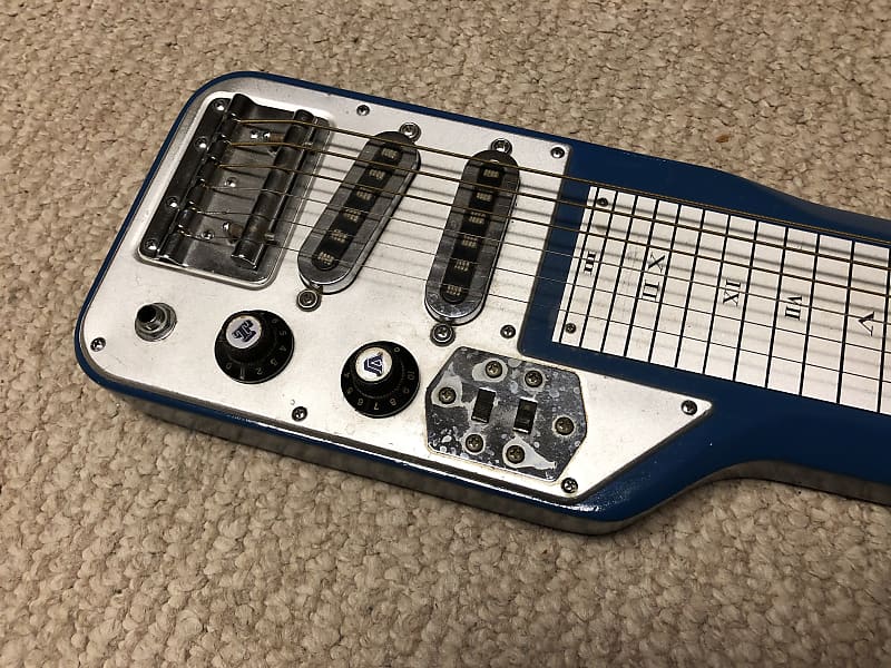 Vintage MIJ Guyatone HG Electric Lap Steel with Stand Reverb