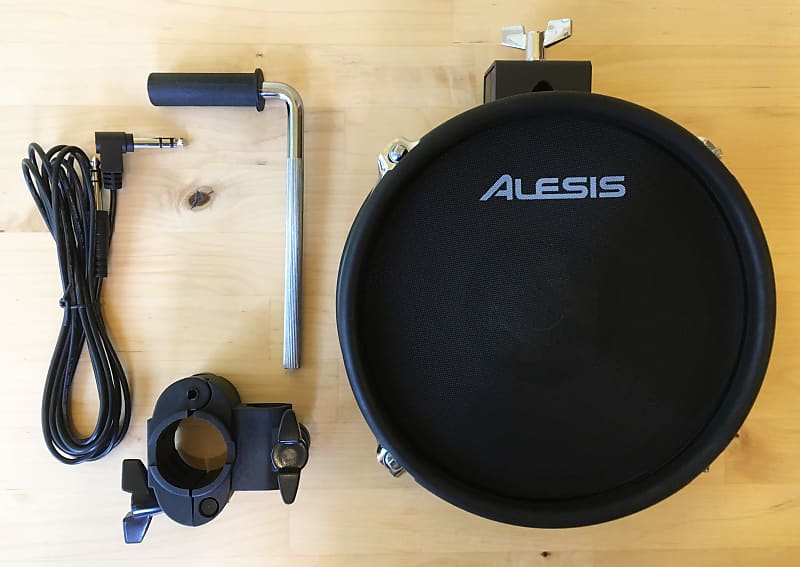 NEW Alesis Command 8 Inch Mesh DUAL-ZONE Pad Pack- 8" Drum,1.5in Clamp, L-Rod, Cable image 1
