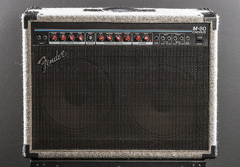 Fender M-80 Chorus 2-Channel 2 x 65-Watt 2x12" Stereo Solid State Guitar Combo 1990 - 1994 image 1
