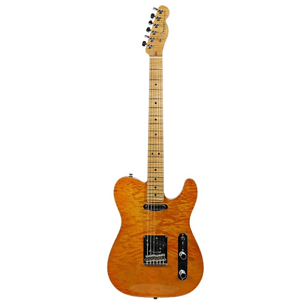 2012 Fender Select Telecaster Electric Guitar Amber Finish