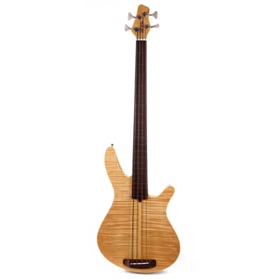 Rob Allen MB-2 Fretless 4-String Bass Flame Maple Natural image 2