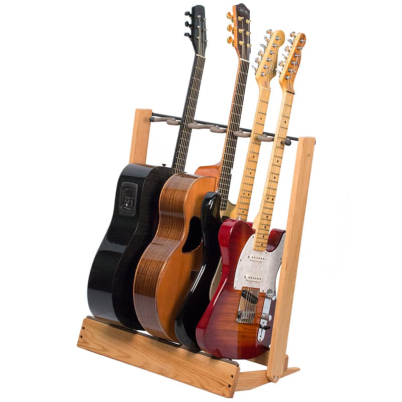 String Swing Floor Guitar Rack | CC34 Oak | Reverb