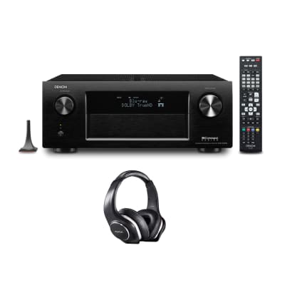 Denon AVR-X4000 Reciver and Denon AHD340 Headphones Bundle | Reverb