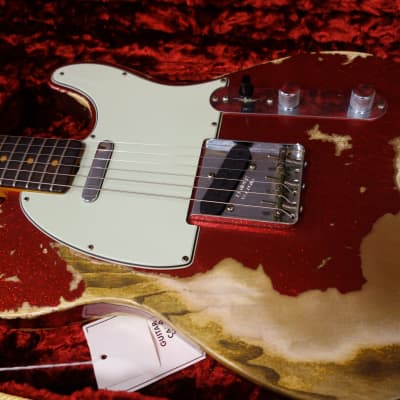 Fender '63 Super Heavy Relic Telecaster Red Sparkle image 12