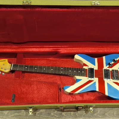 MyDream Partcaster Custom Built - Atomic Union Jack CBS image 5