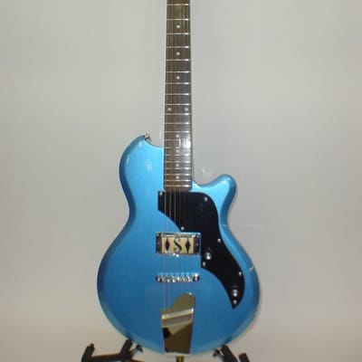 Supro 2010BM Island Series Jamesport Electric Guitar - Ocean Blue Metallic image 1