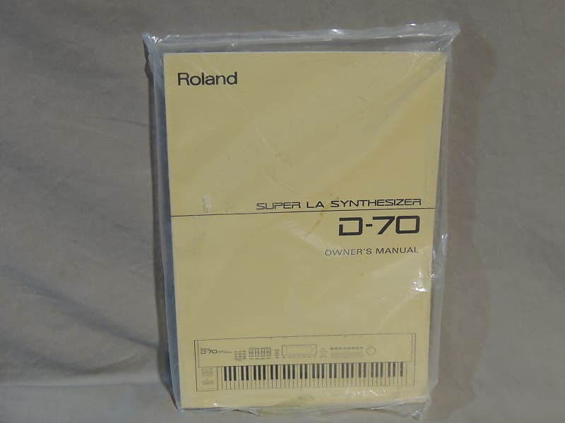 Roland D-70 Original Owners Manual new old stock [Three Wave Music] image 1