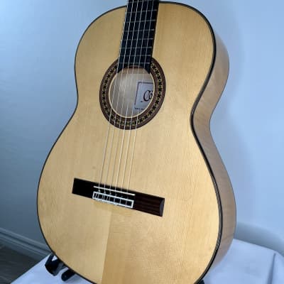 Camps M-7S Flamenco Guitar Spruce & Flamed Maple w/case *made in Spain for sale