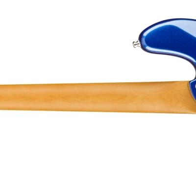 Fender American Ultra Jazz Bass with Maple Fretboard, Cobra Blue image 4