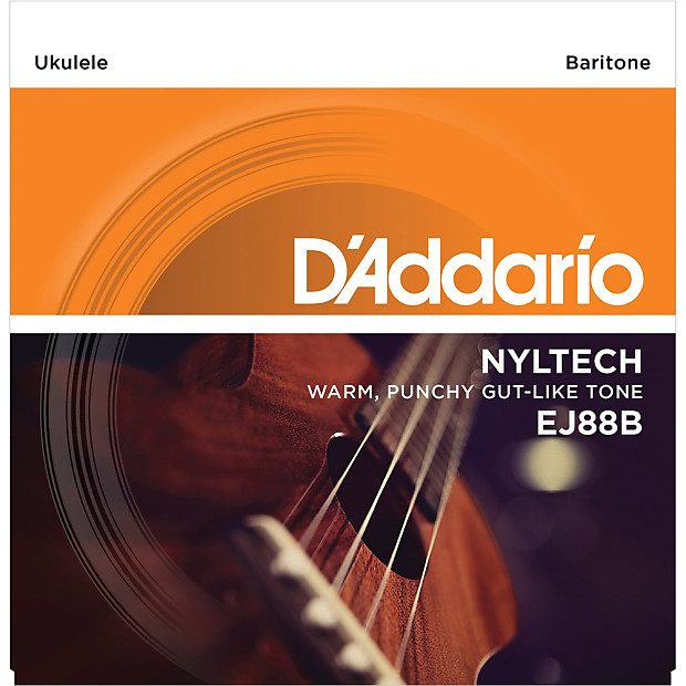 D'Addario EJ88B Nyltech Ukulele Strings Baritone image 1