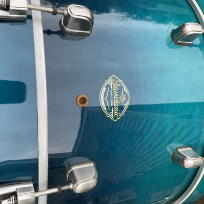 Tama Starclassic Maple  12”x 24” Bass drum 2005 approximately  Marine Blue Fade image 2