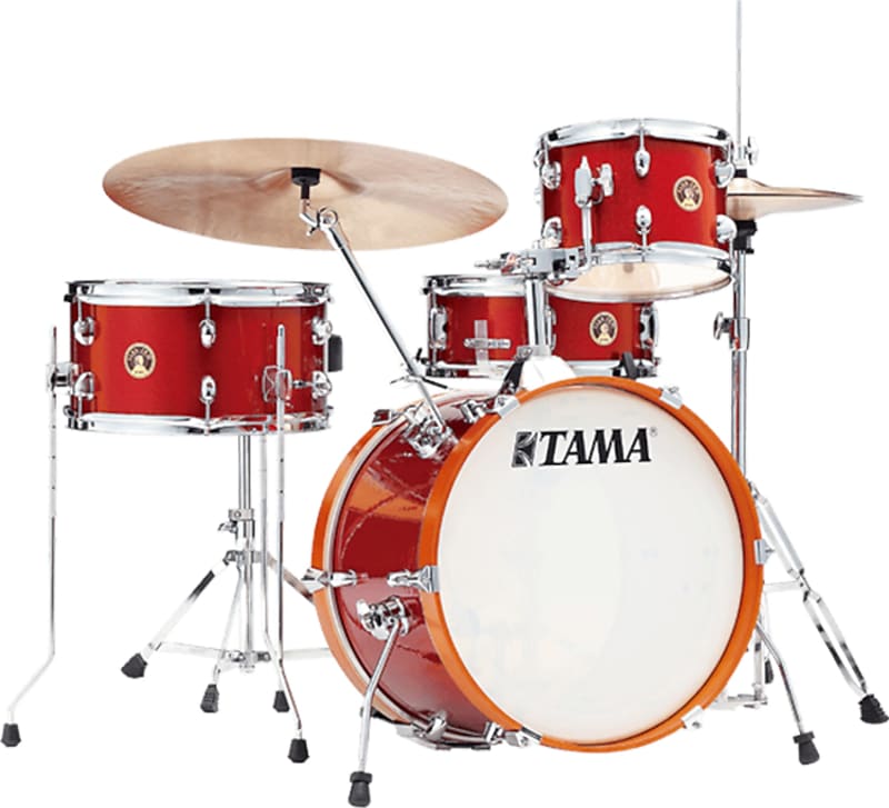 Tama Club-JAM 4-Piece Drum Shell Pack with 18" Bass Drum, Candy Apple Mist image 1
