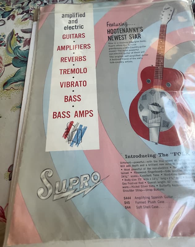 Supro Full line catalog 1964 Reverb