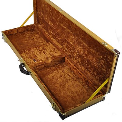 Douglas BGC-250 Tweed Bass Case with Gold Lining for Fender P or J Bass image 3