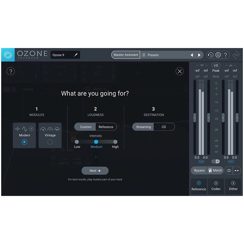 iZotope Ozone 9 Advanced Mastering Software | Reverb