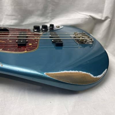 Fender Custom Shop '64 Jazz Bass Relic 4-string J-Bass with COA + Case 2023 - Ocean Turquoise / Rosewood fingerboard image 14