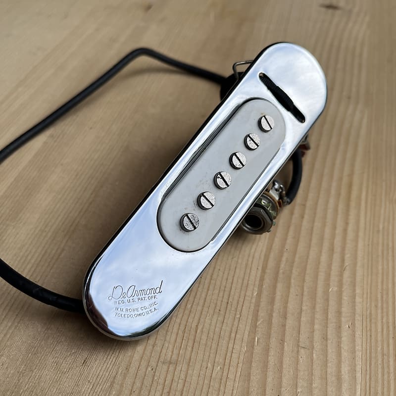 DeArmond 210 Soundhole Pickup, Chrome, 1960s | Reverb