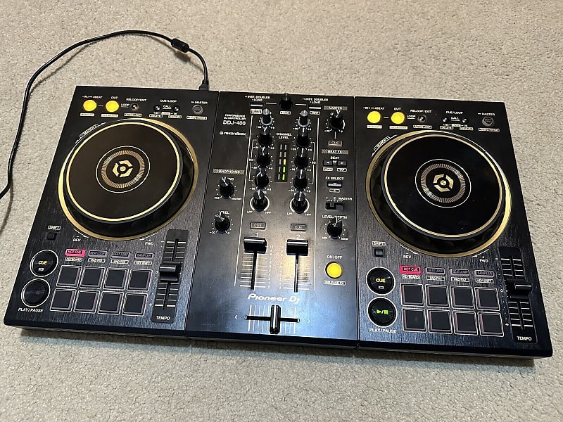 Pioneer DJ DDJ-400-N 2 Channel DJ Controller - Gold | Reverb