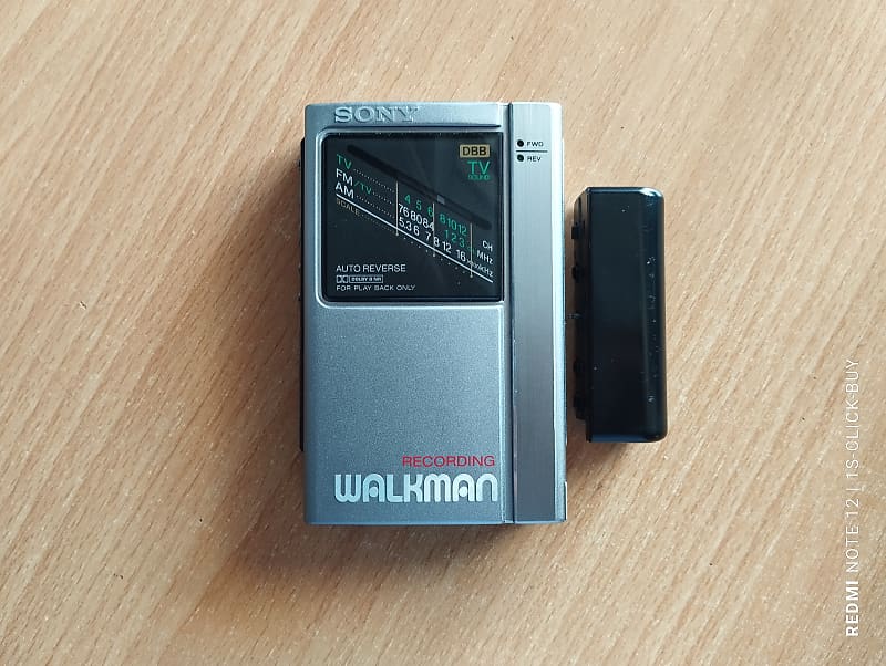 Sony radio Cassette Walkman WM-F404 silver Cassette player working, video  test | Reverb