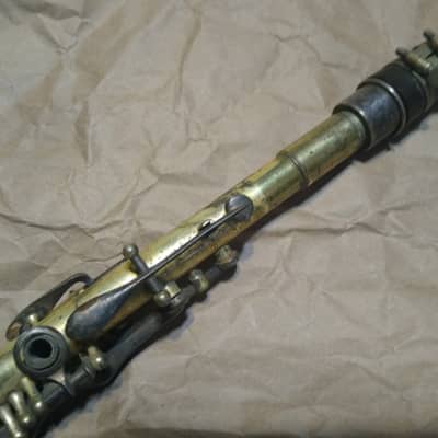 Elkhart Cavalier metal clarinet, USA, Silver-finish, Good