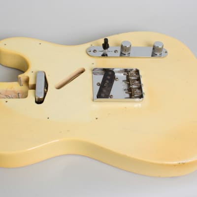 Fender Telecaster Solid Body Electric Guitar (1966), ser. #132499, original black tolex hard shell case. image 22
