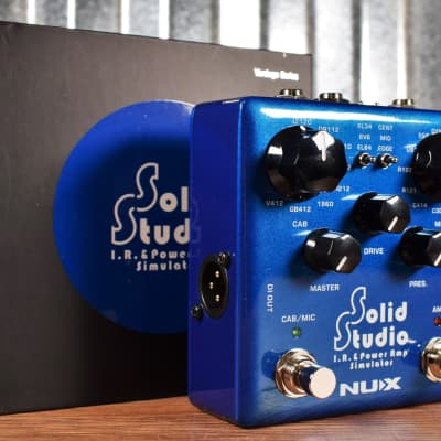 NUX NSS-5 Solid Studio IR Loader Cabinet & Power Amp Simulator Guitar Effect Pedal image 8