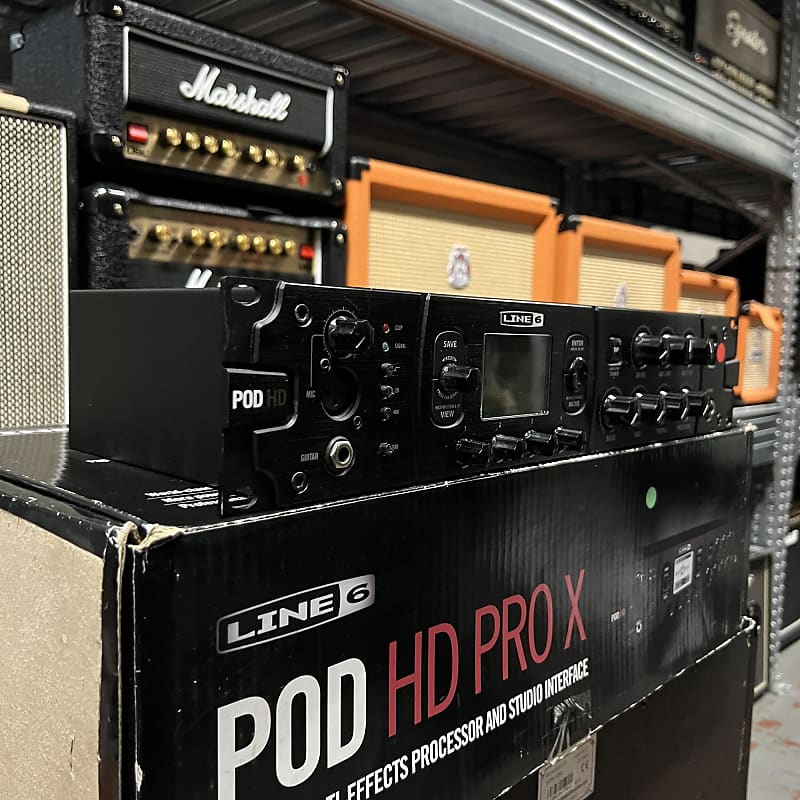 LINE6 POD HD Pro X ラックケース付き LINE6 POD HD Pro X ラック