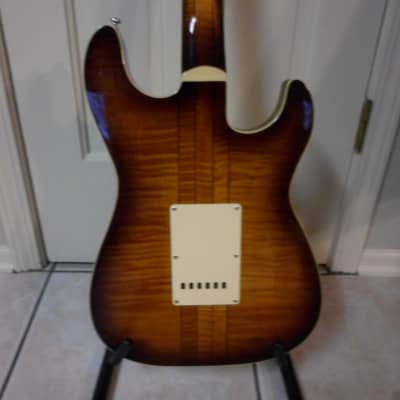 Hamiltone Lefty NT/ST Neck Through Body Left Hand  Tobacco image 6