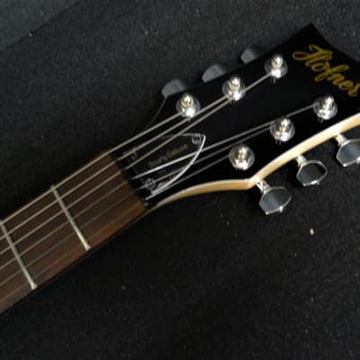 Hofner CT Series HCT-SH-D-R Double Pickup Shorty DeLuxe Travel / Mini Electric Guitar with Gig Bag image 6