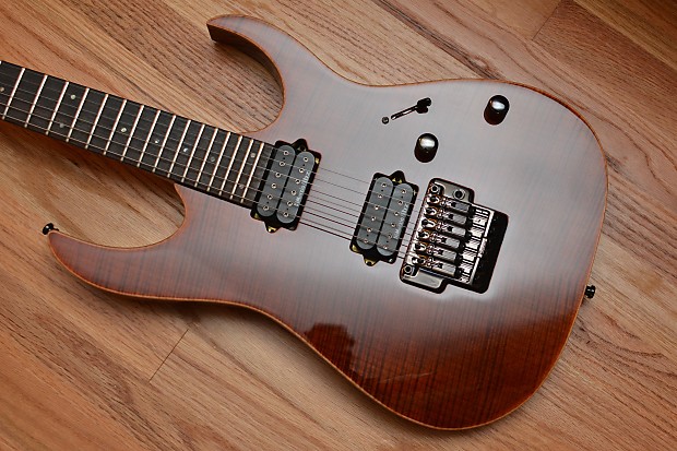 Ibanez RG3120 Prestige 2005 Dark Amber Flame (F-DAM) | Reverb