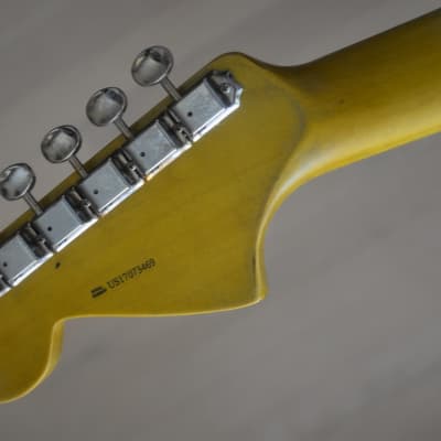 American Fender Jaguar Relic Custom Purple Sparkle image 15