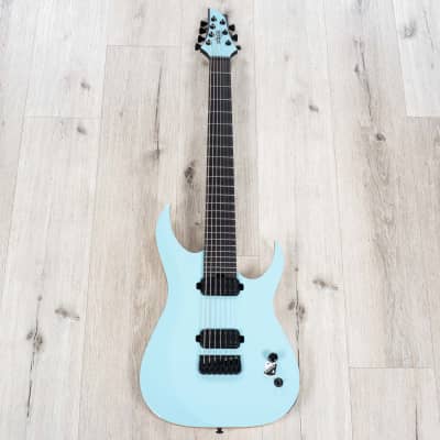 Mint Schecter John Browne Signature Tao-7 7-String Guitar, Ebony Fretboard, Azure image 3