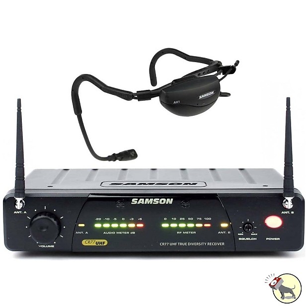 Samson Airline 77 True Diversity UHF Wireless Vocal Headset Mic System - Channel N6 (645.750 MHz) image 1