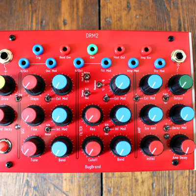 bugbrand drm2 drum voice synth module banana modular stand alone. image 2