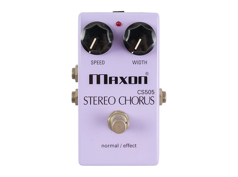 Vintage Maxon CS 505 STEREO CHORUS Guitar Effect Pedal U1482