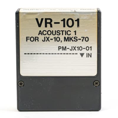 Roland VR-101 Acoustic 1 for JX-10, MKS-70 - PM-JX10-01 Super JX Voice ROM Card